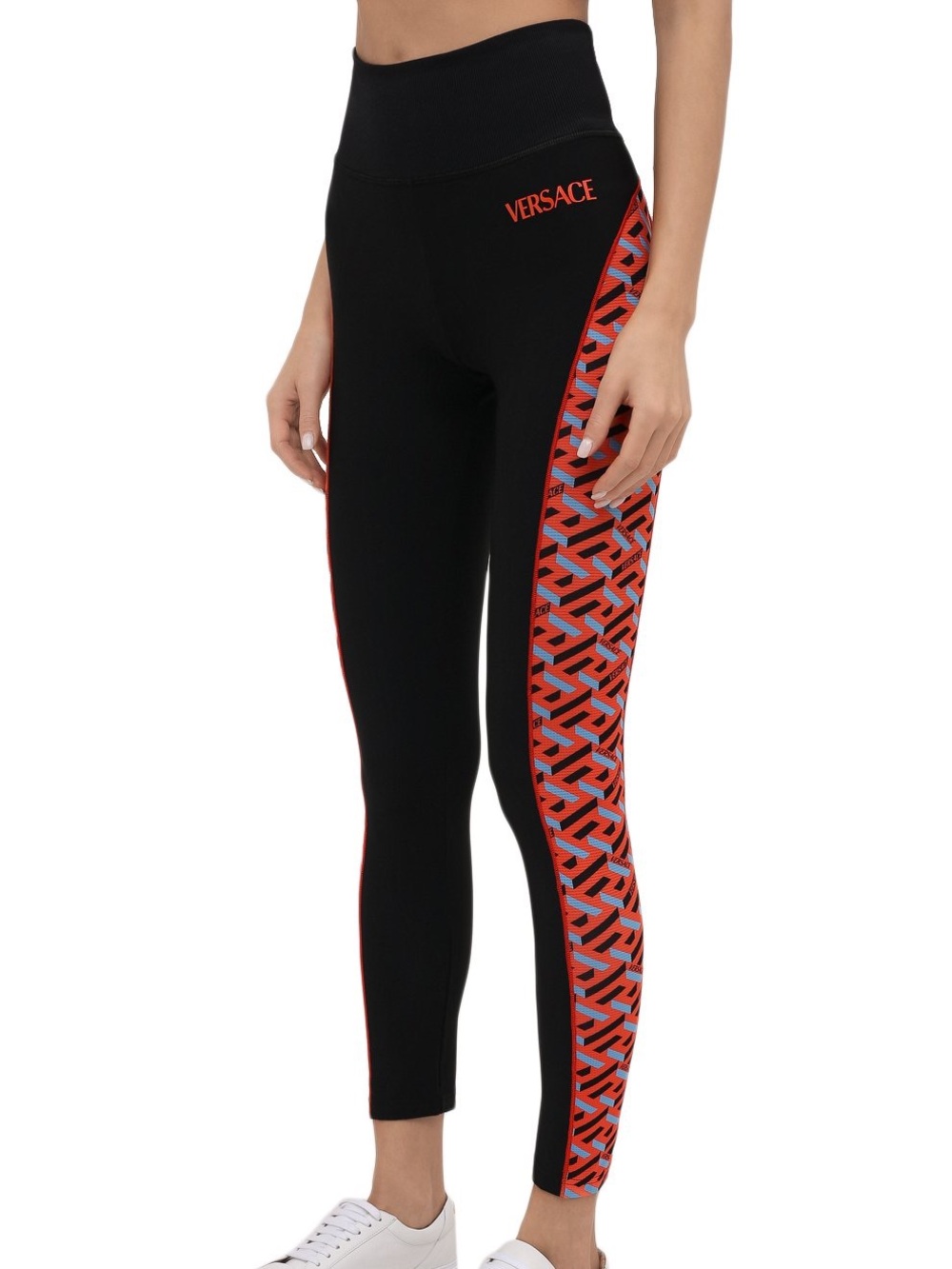 Versace La Greca Leggings Size Small - Picture 1 of 6